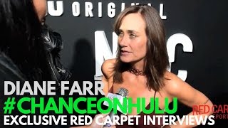 Diane Farr interviewed at the Red Carpet Premiere of "Chance" on Hulu