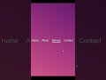 Creating an Animated Navigation Bar with HTML & CSS , JS | OnClick Effect in HTML,CSS&JS | asiacoder