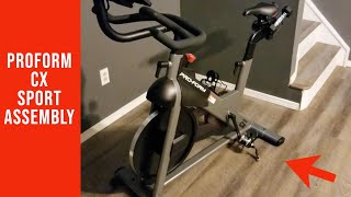 Proform CX Sport Indoor Spin Bike- How to Assemble and Unboxing