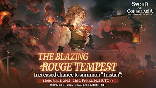 The Blazing Rouge Tempest Summon for Legendary Tristan - Street Kid | Sword of Convallaria