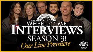 Natasha, Rafe, Rosamund, Josha, Marcus, \u0026 Dónal: Wheel of Time Season 3 Cast Interviews!