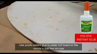 Polyfix Instant Glue for metal to mdf pasting,