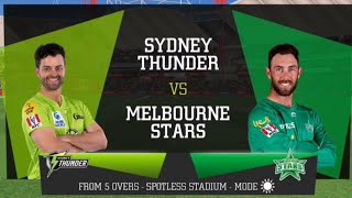 Match #8/Sydney Thunder VS Melbourne Stars/Road 2 Final/Big Bash Cricket Gameplay /GAMEPLAY MASTER