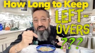 How Long to Keep Leftovers???