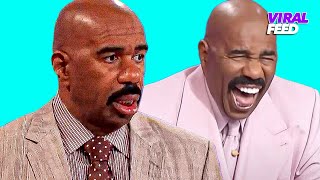 Steve Harvey CANNOT BELIEVE These Family Feud US Answers! | VIRAL FEED