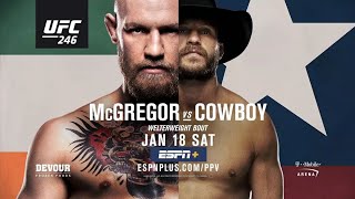 UFC 246: Conor McGregor vs Donald "Cowboy" Cerrone | Intro Trailer |