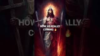 How Jesus Is Really Coming Back! 🤯😱🔥 #shorts #youtube #jesus #faith #revelation #newtestament