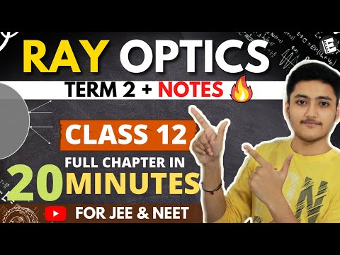 Ray Optics Class 12 | Physics | For JEE and NEET | Complete Revision in 20 Minutes