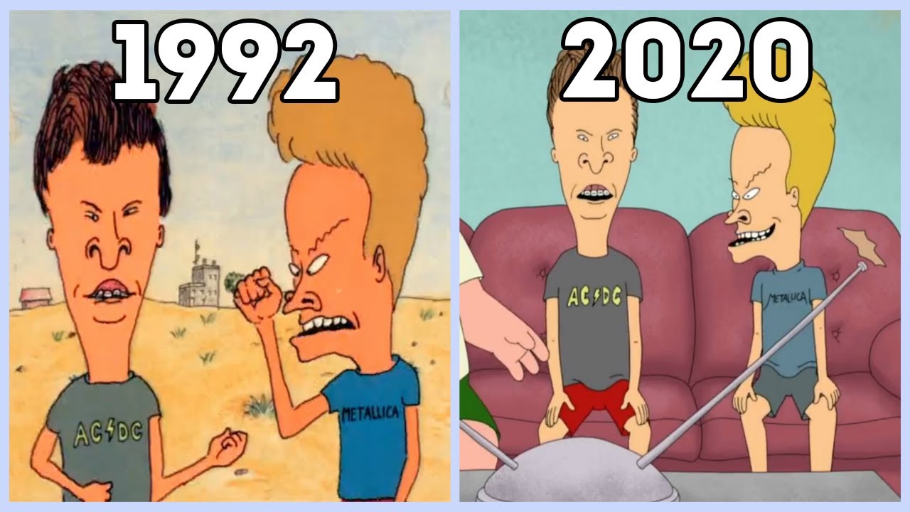 THE EVOLUTION OF BEAVIS AND BUTTHEAD 1992-2020 - YouTube