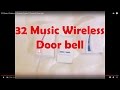 32 Music Wireless 1 Remote Control 2 Doorbell Door bell