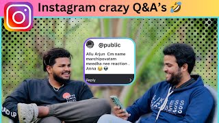 Instagram funny Q\u0026A’s 🤣 | part-1 #alluarjun #trendingvideo #comedy #instagram