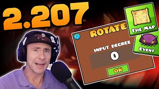 EVERYTHING NEW IN GEOMETRY DASH 2.207 UPDATE! (Rotation, Map, \u0026 More)