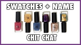 KL POLISH 2018 FALL COLLECTION SWATCHES