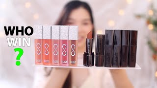 REVIEW SON HOT TREND Merzy Noir VS Black Rouge Ver8 💄WHO WIN❓