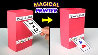 New Magic paper printer , Black & White to colour magic toy , Homemade colour changing toy
