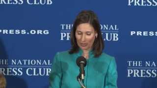 NTSB chair Deborah Hersman speaks at the National Press Club - April 21, 2014