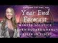 2021 Year End Astrology Forecast - Saturn square Uranus Rx, Jupiter enters Pisces & Winter Solstice!