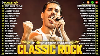 Top 100 Classic Rock ⚡ ⚡ Queen, ACDC, Nirvana, CCR, GNR, Rolling stones, U2, Scorpions, Bon Jovi