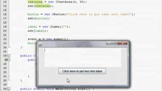 Java GUI Tutorial 28 JTextArea