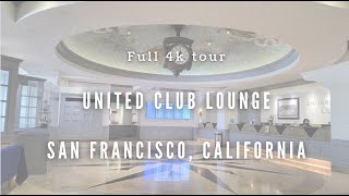 United Club Lounge | San Francisco | Full 4k Tour*