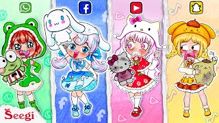 SANRIO Cosplay Social Media Trends: Kuromi, My Melody, Cinnamoroll & Keroppi in Christmas Day