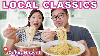 TRY THESE LOCAL CLASSICS! || [Oahu, Hawaii] Local Favorites!