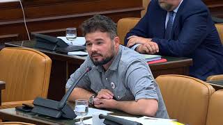 Gabriel Rufián interroga al Jefe de Maquinistas de RENFE