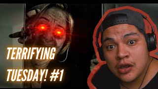 TERRIFYING TUESDAY EP #1: LETS WATCH SOME SCARY VIDEOS!