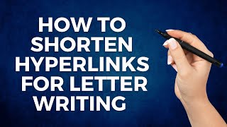 How to Shorten Links With BITLY | Tutorial - Letter Writing Tips 2022