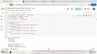 Discover the Cramers V test using Python