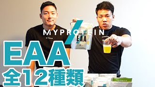 【2022年最新】マイプロテインのEAA全12種飲んでおすすめの味を決定!!