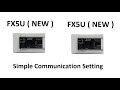 FX5U Simple Communication Setting