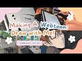 MAKING MY WEBTOON: DRAW WITH ME (PLANNING, PROCESS, CHARACTERS, AND STORY)