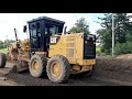 2 ค่ายประจัญบานรถเกรดรุ่นใหม่ล่าสุด cat140k v.s. komatsu gd655 5 motor grader