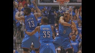Kevin Durant, Russell Westbrook & James Harden Thunder Highlights | OKC BIG 3 | NBA Highlights HD
