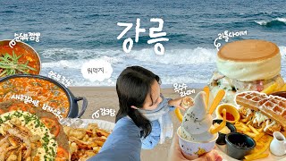 바람 쐐고 먹으러 다녀온 강릉 여행 브이로그🌊 (부제: 타코사마님 짱팬과 함께한 손민수 여행)