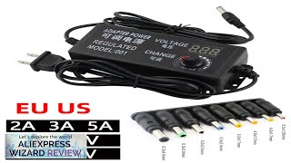 Adjustable Power Supply Adapter AC To DC 3V 12V 3V 24V 9V Review