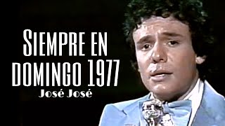 José José "Siempre en domingo" 1977 (Promoción disco "Reencuentro")