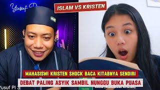 MAHASISWI KRISTEN SAMPAI MELONGO❗Debat Ustadz vs Mahasiswi Kristen Cantik - Logika Ketuhanan