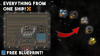 5 Legendary items from a single ship! [FREE BLUEPRINT] | Factorio Space Age