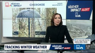 Winter storm in Atlanta | Black ice on the roads a risk into tomorrow