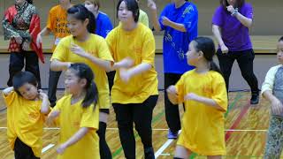 総踊り『うらじゃ音頭』翠天翔、舞姫、うしく河童鳴子会、BANDO☆Happy舞夢他／FUJISAN地球🌏フェスタWA茨城in牛久2018