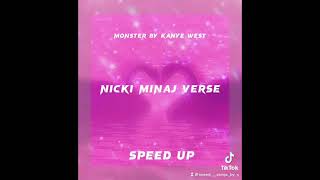 Nicki Minaj Monster verse speed up
