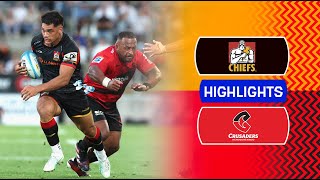 Super Rugby Pacific 2024 | Chiefs v Crusaders | Round 1 Highlights