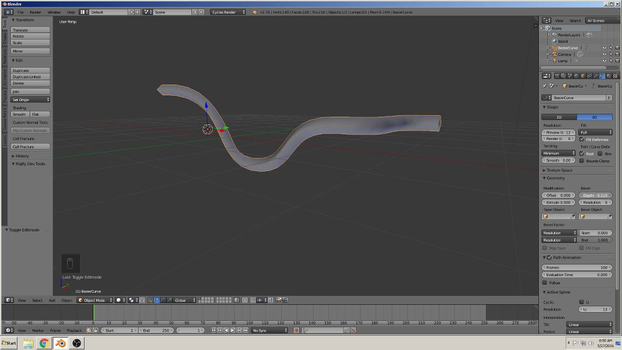 Blender Curves Tutorial - YouTube