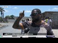 Young men march against violence