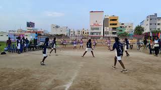 10th AP State senior interdistrict ballbadminton championship final matchSrikakulam to East Godavari