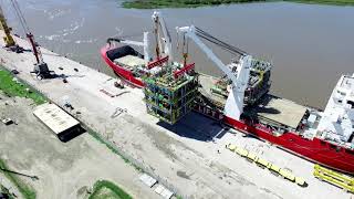 HHL Fremantle - Transport of five large FPSO units from Brazil to China