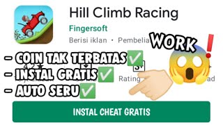 Cara download Hill climb racing Cheat Coin Tak Terbatas - android