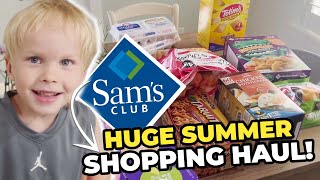 Huge summer Sam's Club Haul!